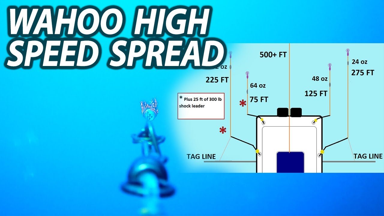 My Wahoo High Speed Trolling Spread with Underwater Footage of Lures.jpg