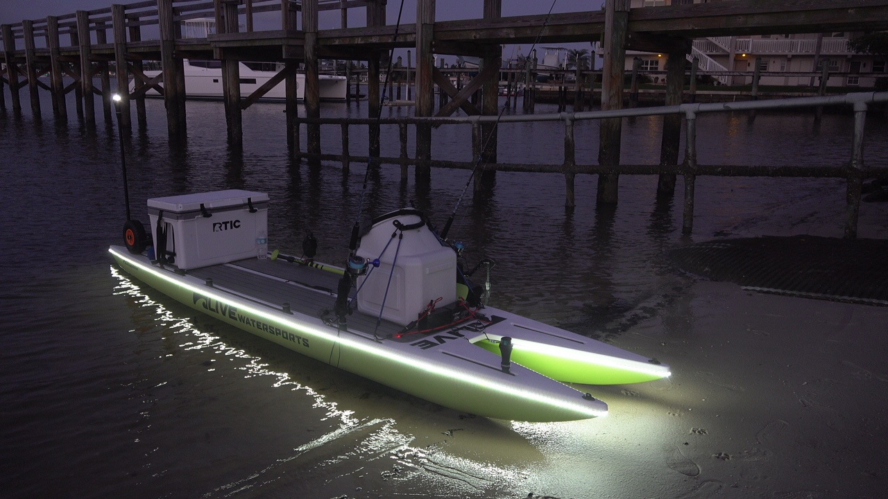 Snook Fishing TIme! Catamaran Paddle Board Fishing on L4Expedition by Live Watersports